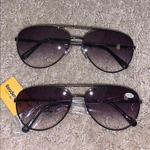 Reading Sunglasses Grey w Smoke